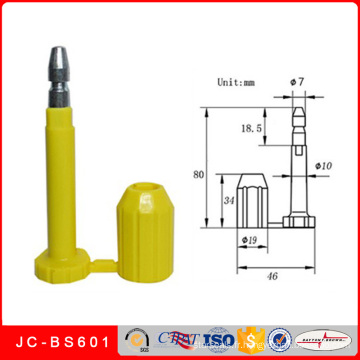 Joint mécanique de boulon de balle de sécurité de récipient de Jc-BS601